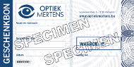 cadeaubon Optiek Mertens